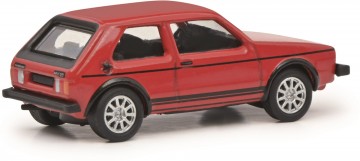 Schuco 452665907 h0 vw golf i gti rood mhi 2
